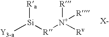 Methods of treating surfaces with ionic organosilicon compositions