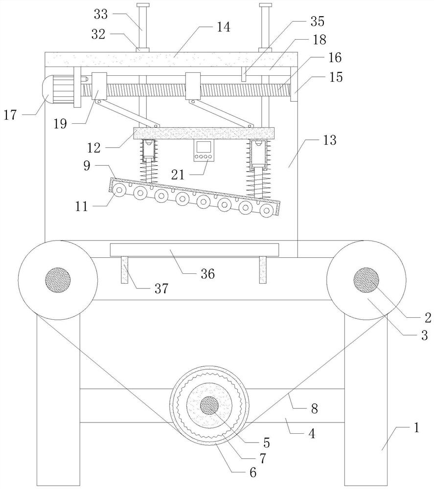 Efficient full-automatic large drum-type vulcanizing machine