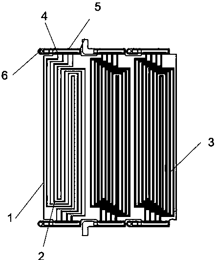 Fuel cell cooling fin