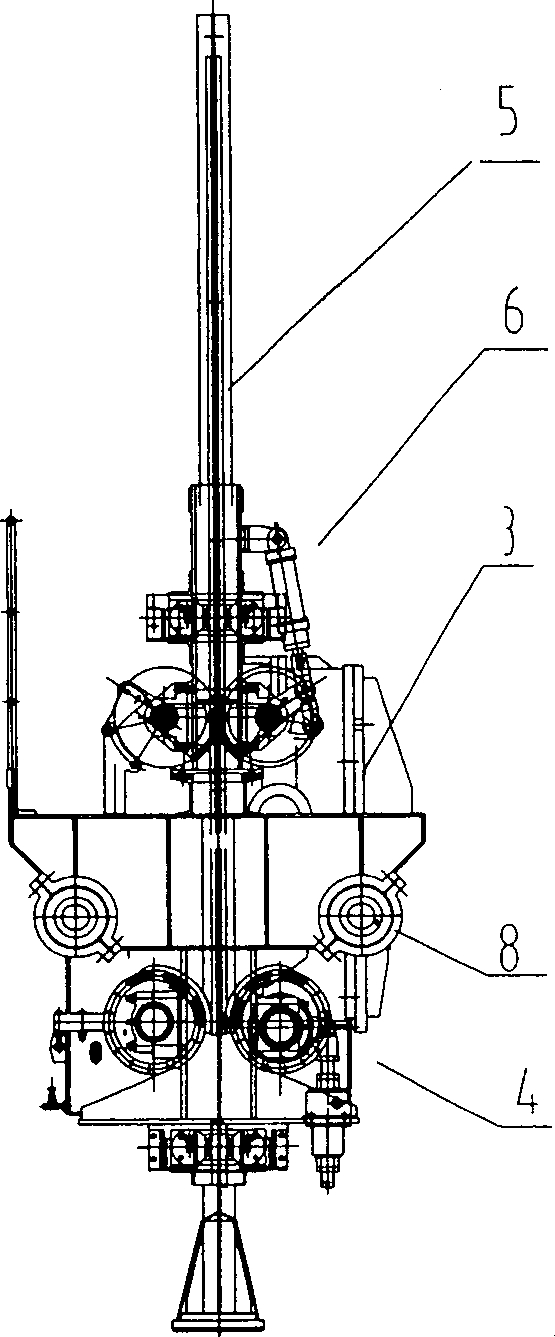 Internal gear type tamping tool for horizontal coke oven