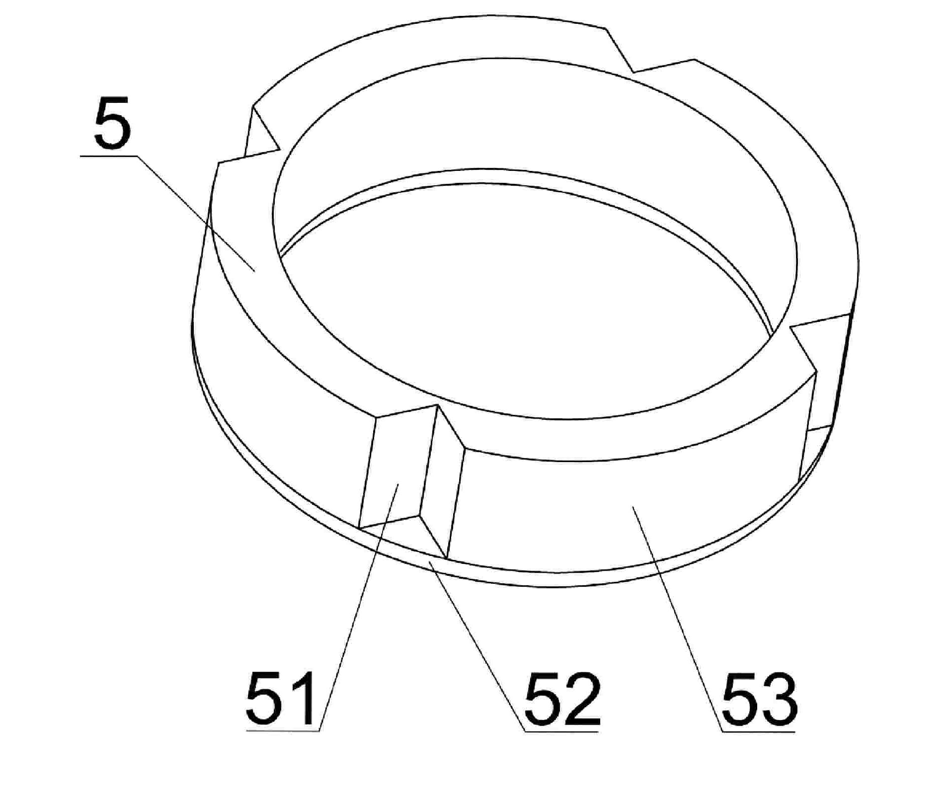 Fixed type toughened glass crushing escape apparatus