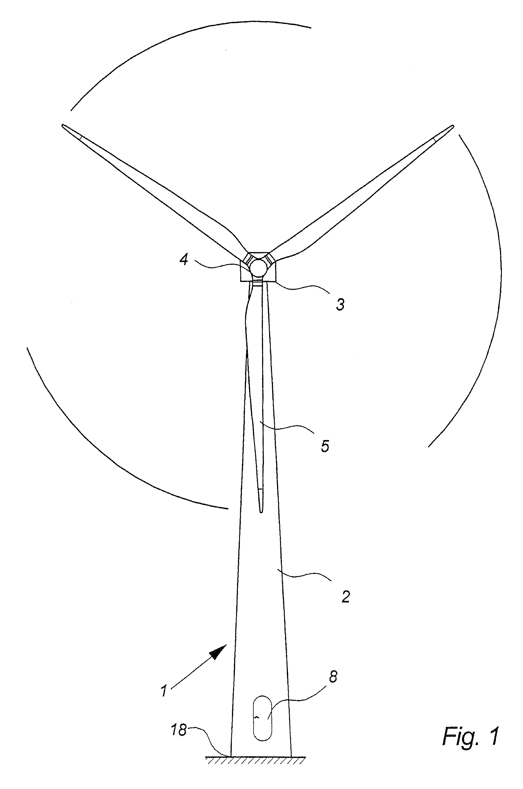 Wind turbine, a method for assembling and handling the wind turbine and uses hereof