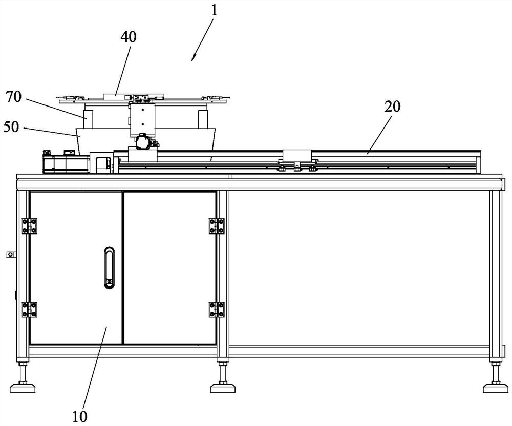 Plate punching feeding-discharging equipment and operation method thereof