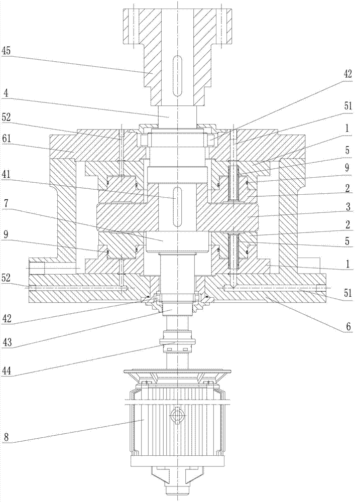 Large-load hydraulic bidirectional loading apparatus