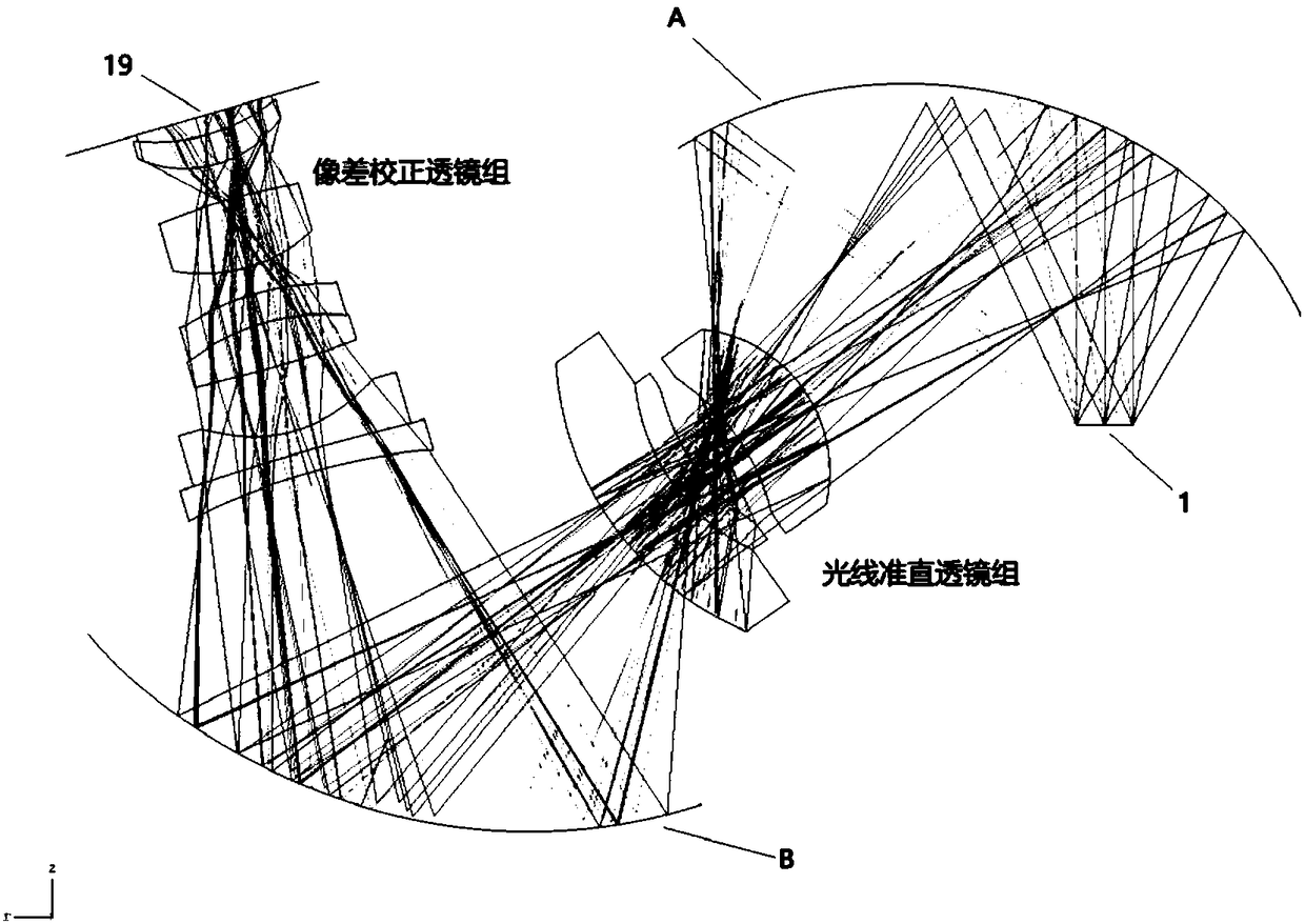 Off-axis dual-reflection head-wearing glasses display optical system