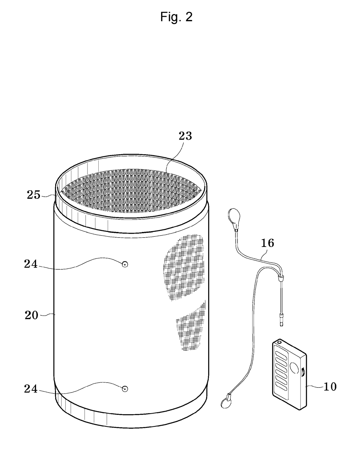 Wearable band for low-frequency therapy