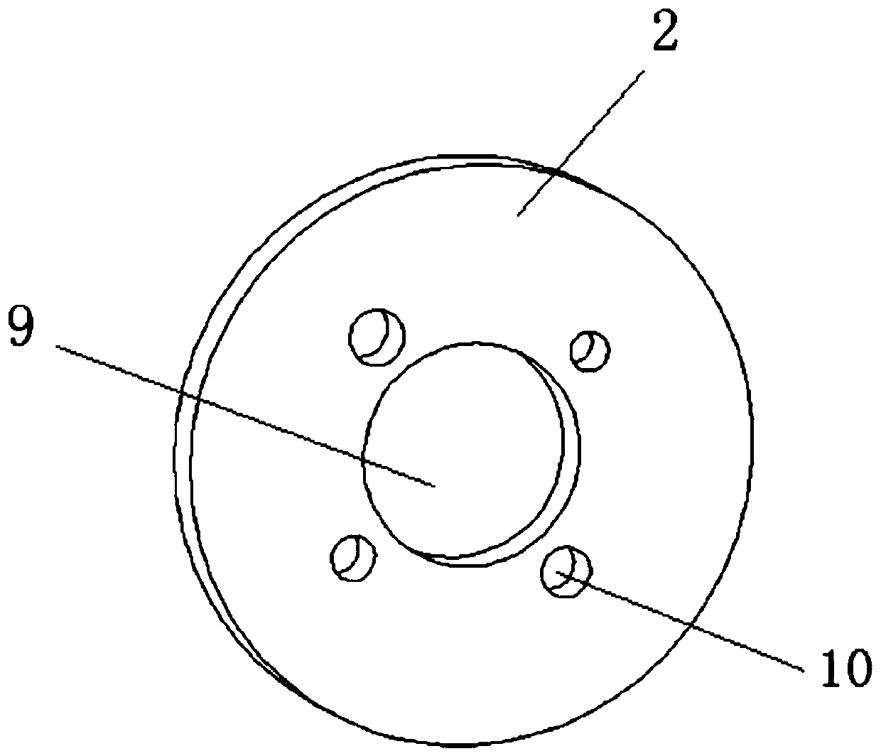 A Nonlinear Vibration Absorber with a Segmented Linear Rod