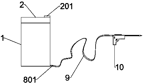 Lubricating grease filling equipment