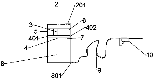 Lubricating grease filling equipment