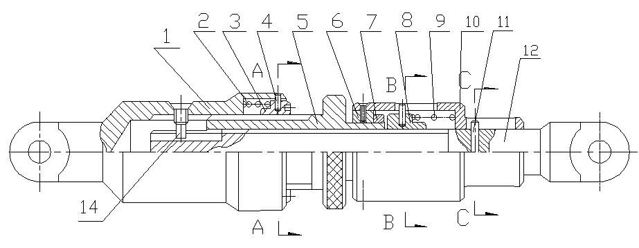 Constant force self-locking differential screw fine-tuning device