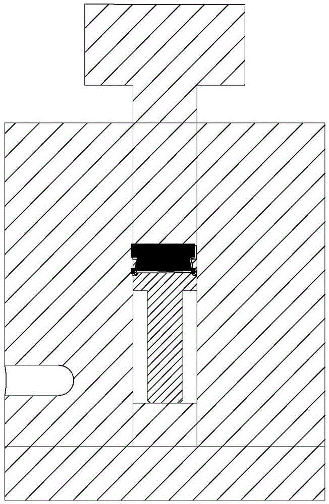 Fluoroplastic-metal valve element and molding technological method thereof