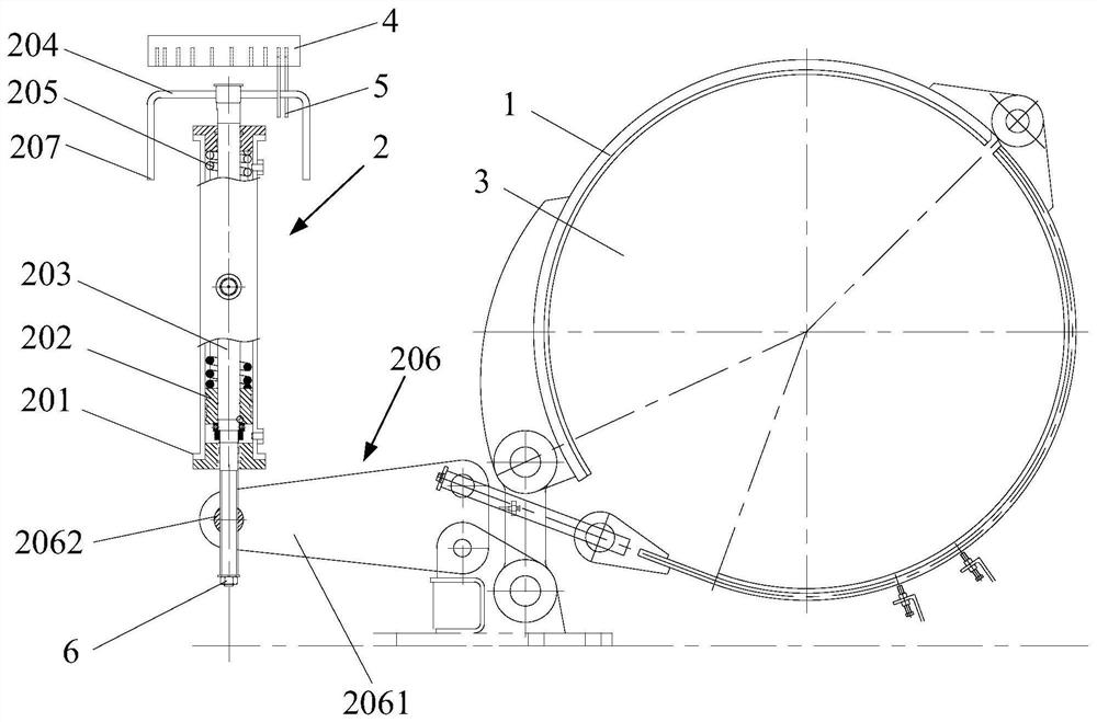 Linkage type band brake