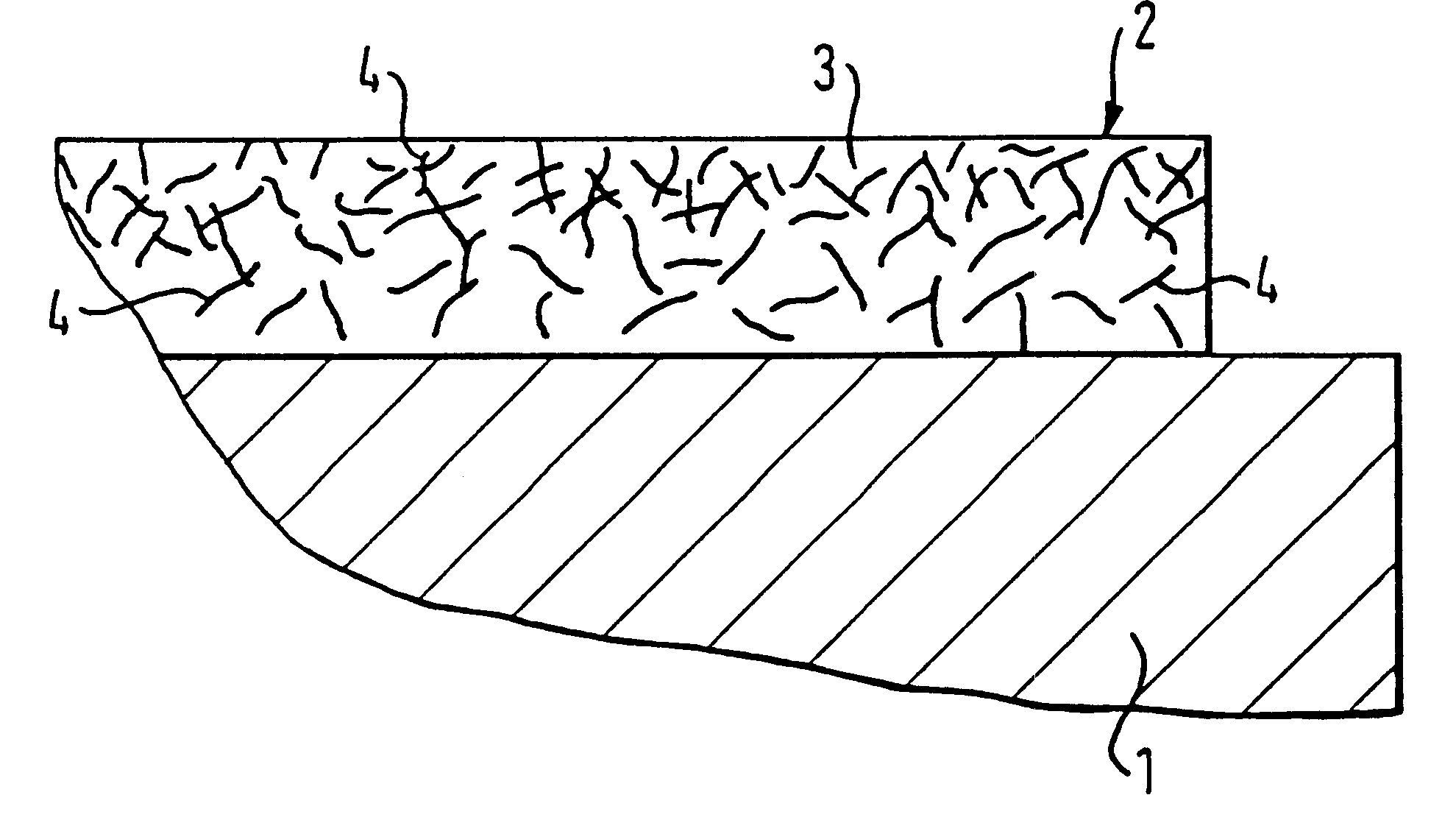 Resilient roll and process for producing such a roll