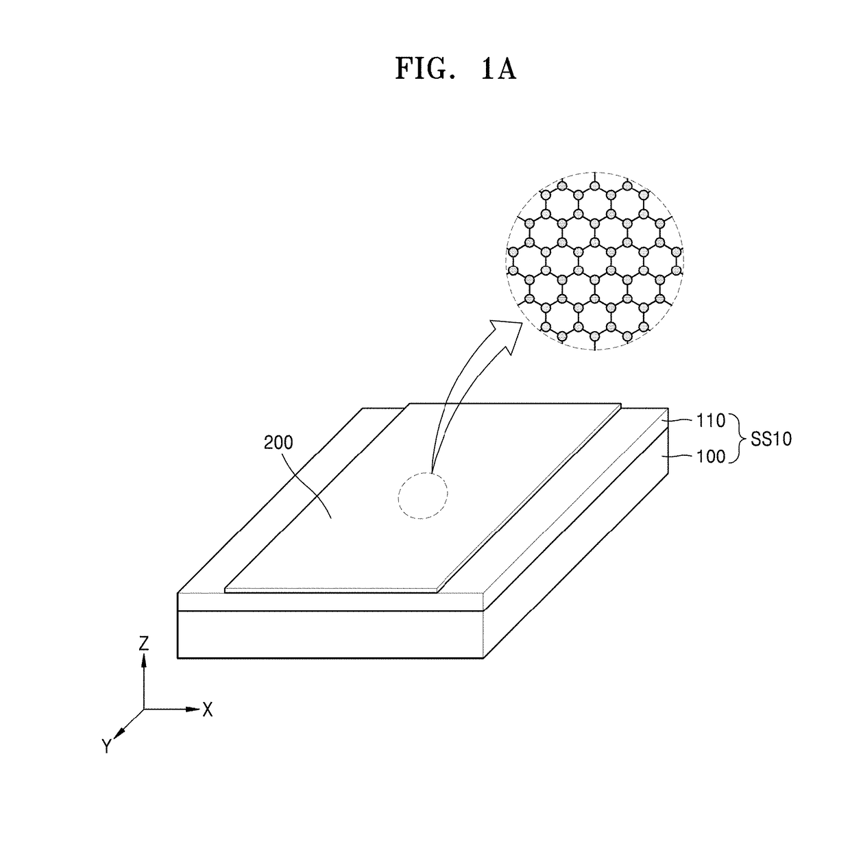 Method of forming graphene nanopattern, graphene-containing device, and method of manufacturing the graphene-containing device