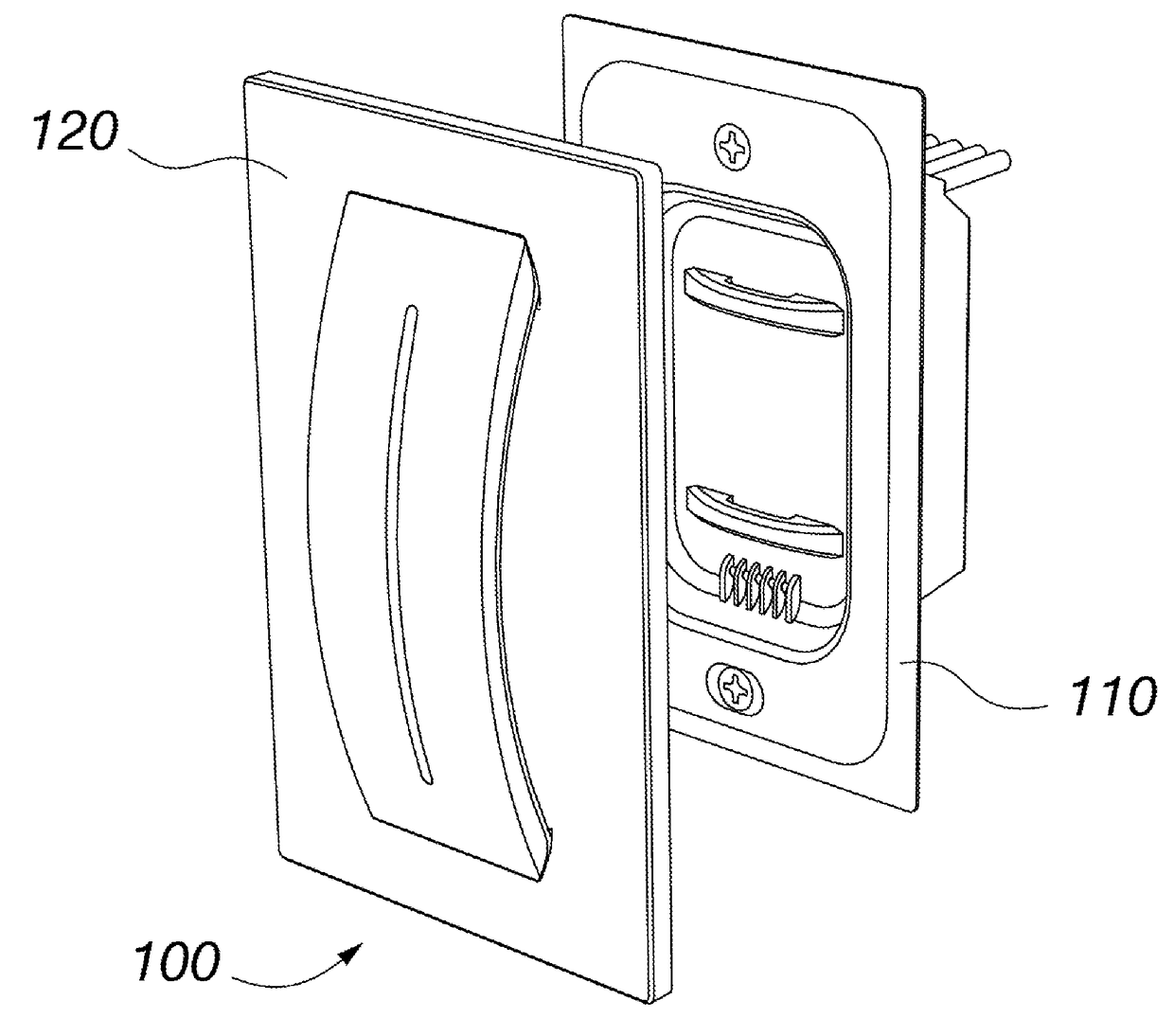 Modular Wall-Mounted Electrical Control Device