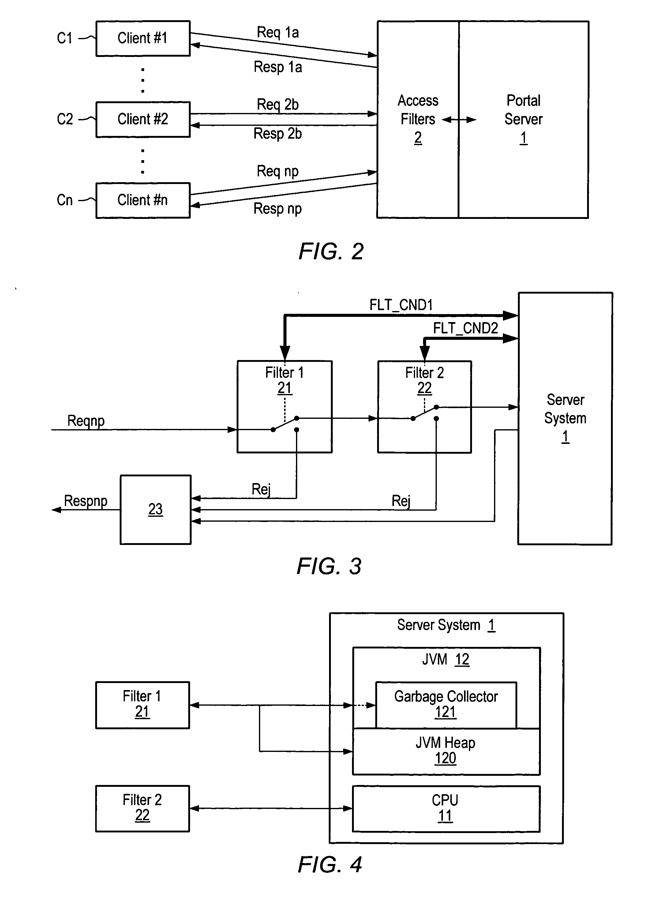 Overload management in an application-based server