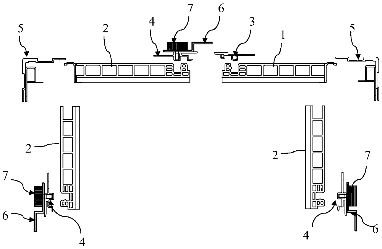 Integrated wall surface device and assembling method thereof