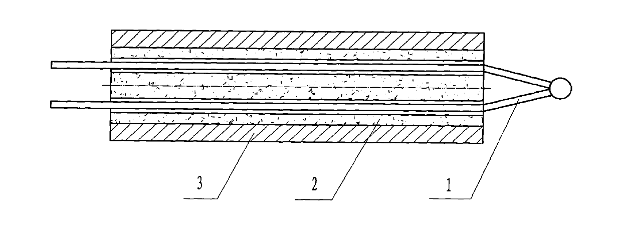 Toughening-type high-temperature iridium rhodium thermocouple