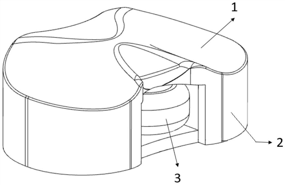 Adjustable knee joint replacement gasket test body