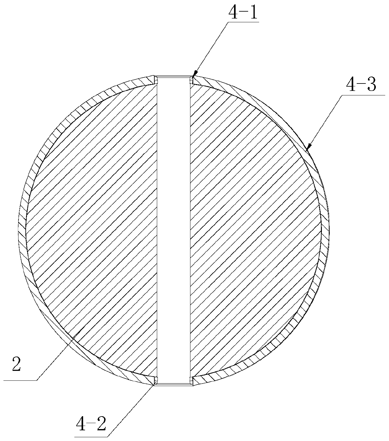 Valve plate assembly of center line-type butterfly valve and center line-type butterfly valve