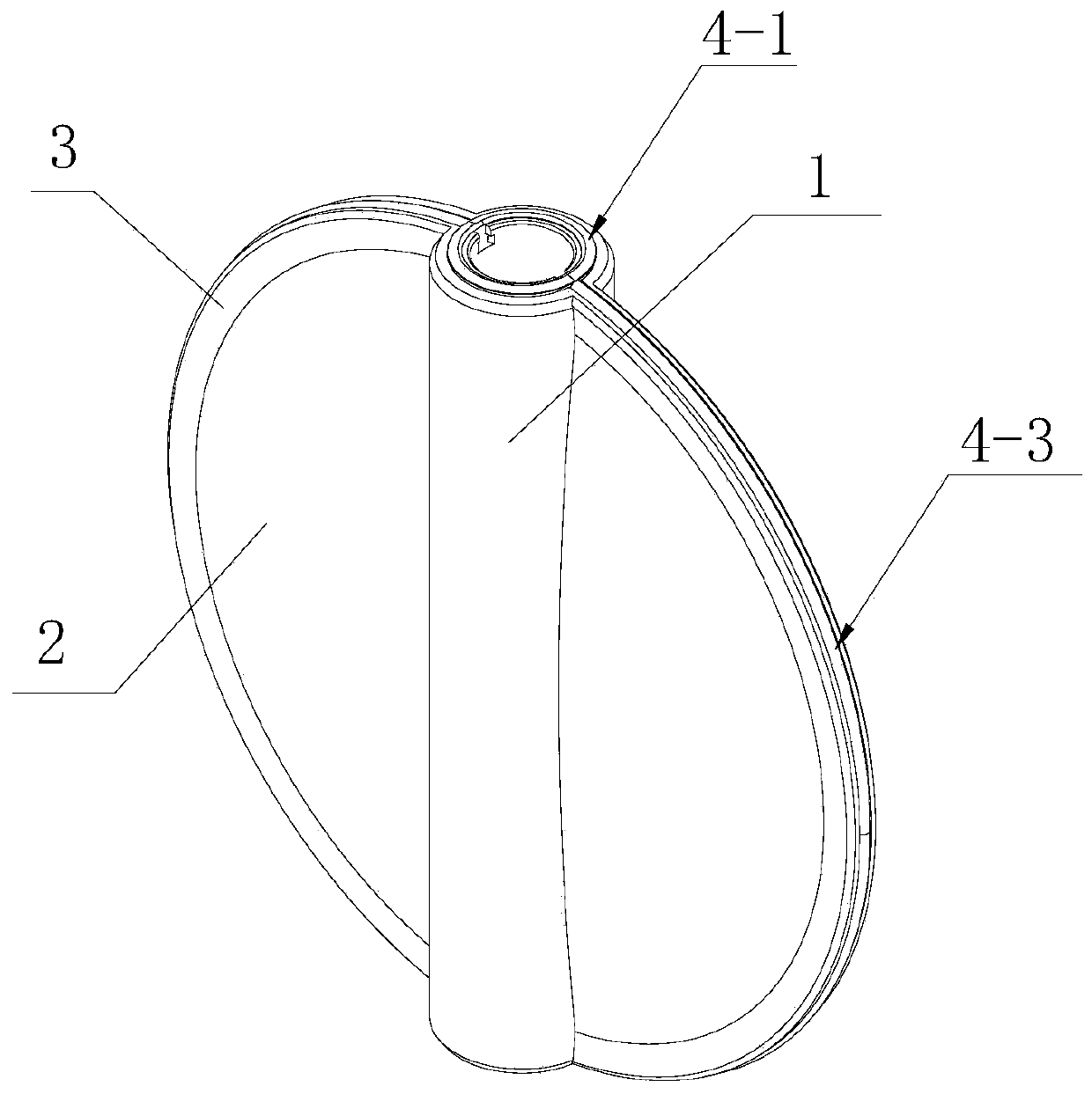 Valve plate assembly of center line-type butterfly valve and center line-type butterfly valve