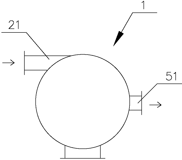 Process and device for performing continuous filtration and adsorption treatment on sewage by using graphene