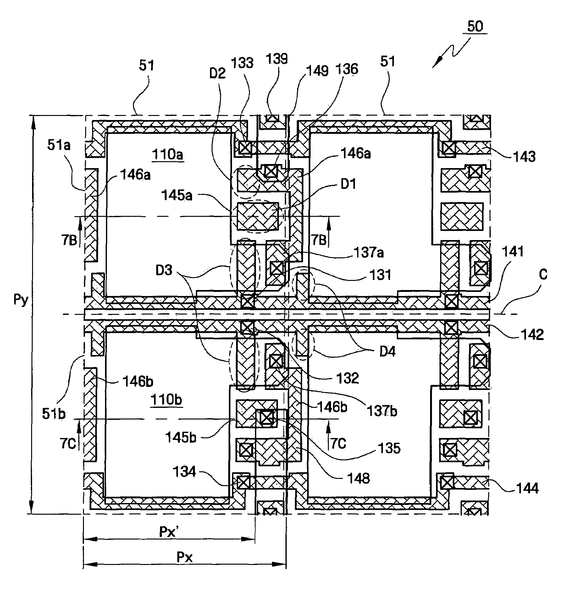 CMOS image sensors having pixel arrays with uniform light sensitivity