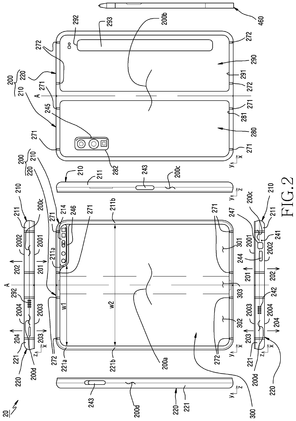 Electronic device including magnet and magnetic shield