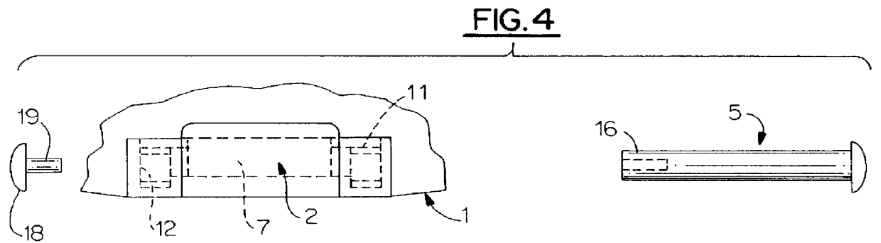 Footwear with a releasable pin for use in gliding sports