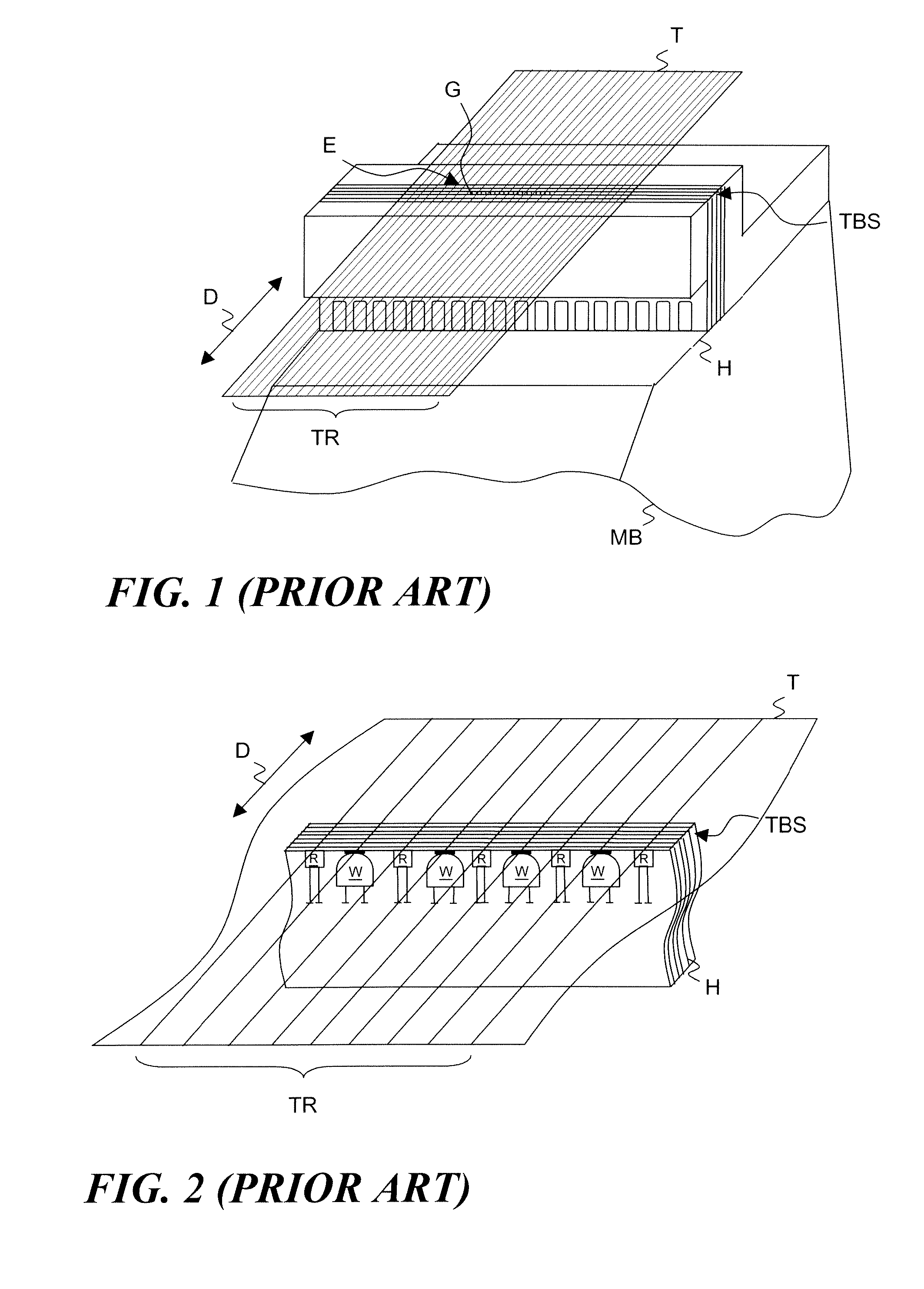 Planar write module and hybrid planar write-vertical read bidirectional tape head