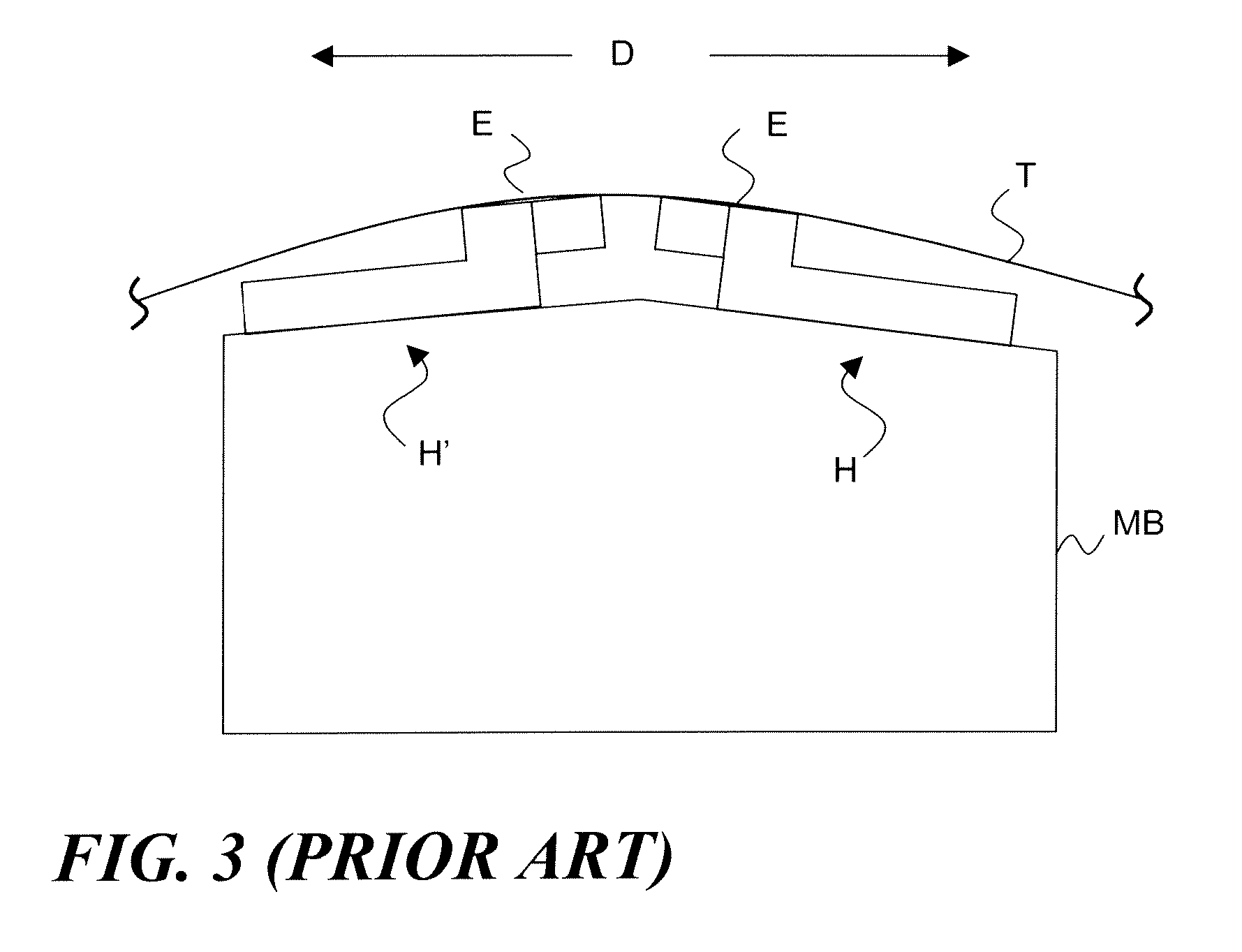 Planar write module and hybrid planar write-vertical read bidirectional tape head