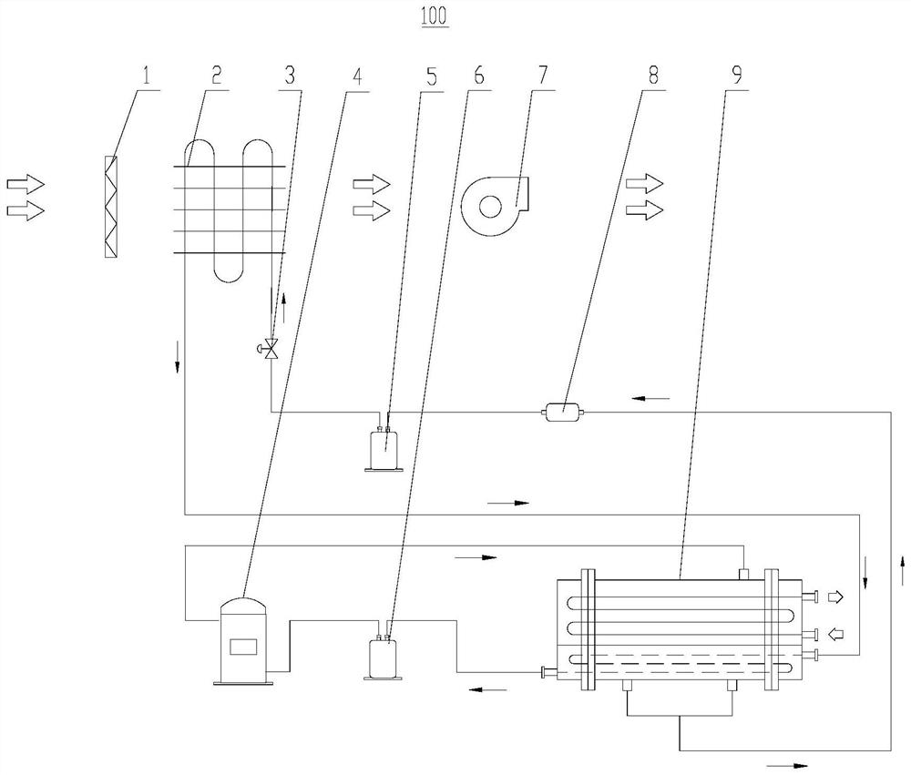 Condenser and air conditioning unit