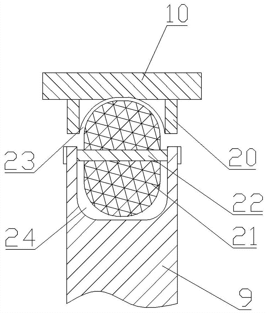 Convenient ground wire operation platform