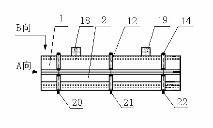 Heating device of lining