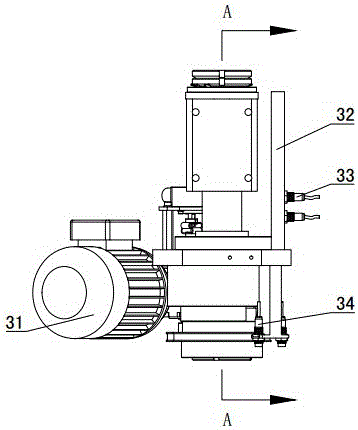 W-axis rotating mechanism and manipulator capable of rotating around z-axis