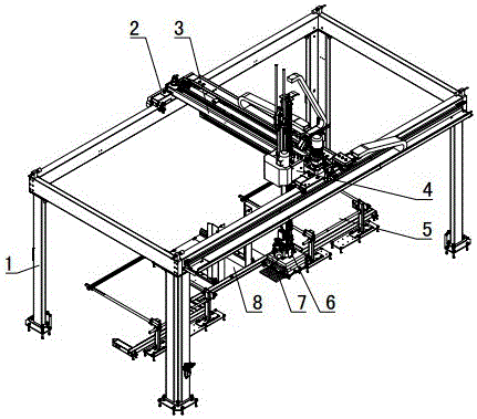 W-axis rotating mechanism and manipulator capable of rotating around z-axis