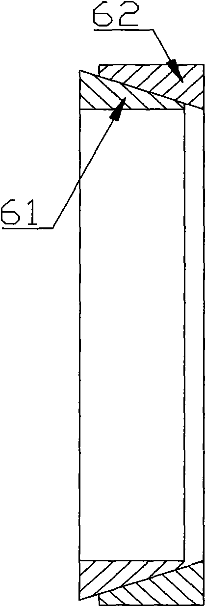 Elastic coupling of one-way precise diaphragm