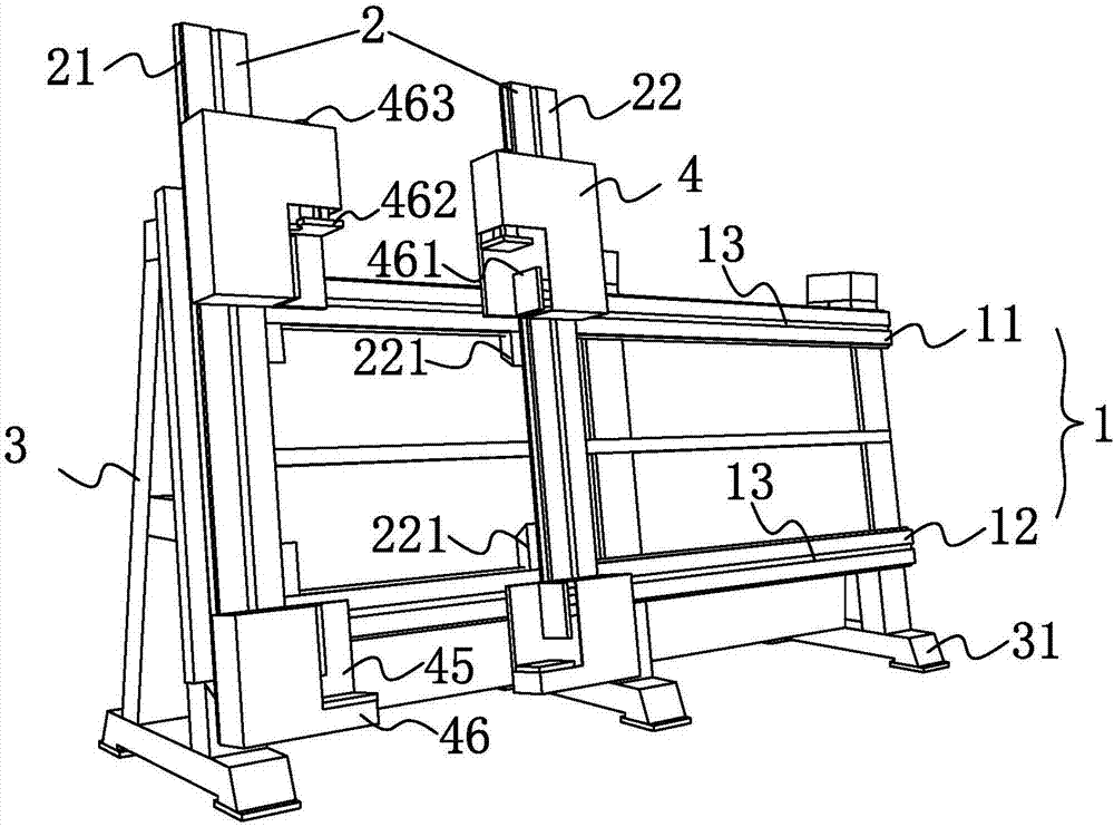 A frame processing method of core-shell structure door and window profiles