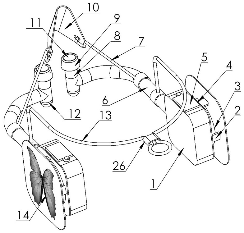 In-nose type air filter facilitating food intake