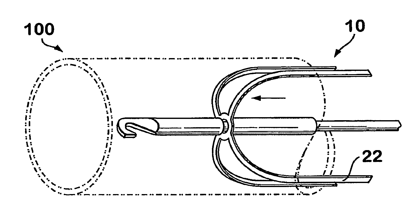 Vena cava filter formed from a sheet