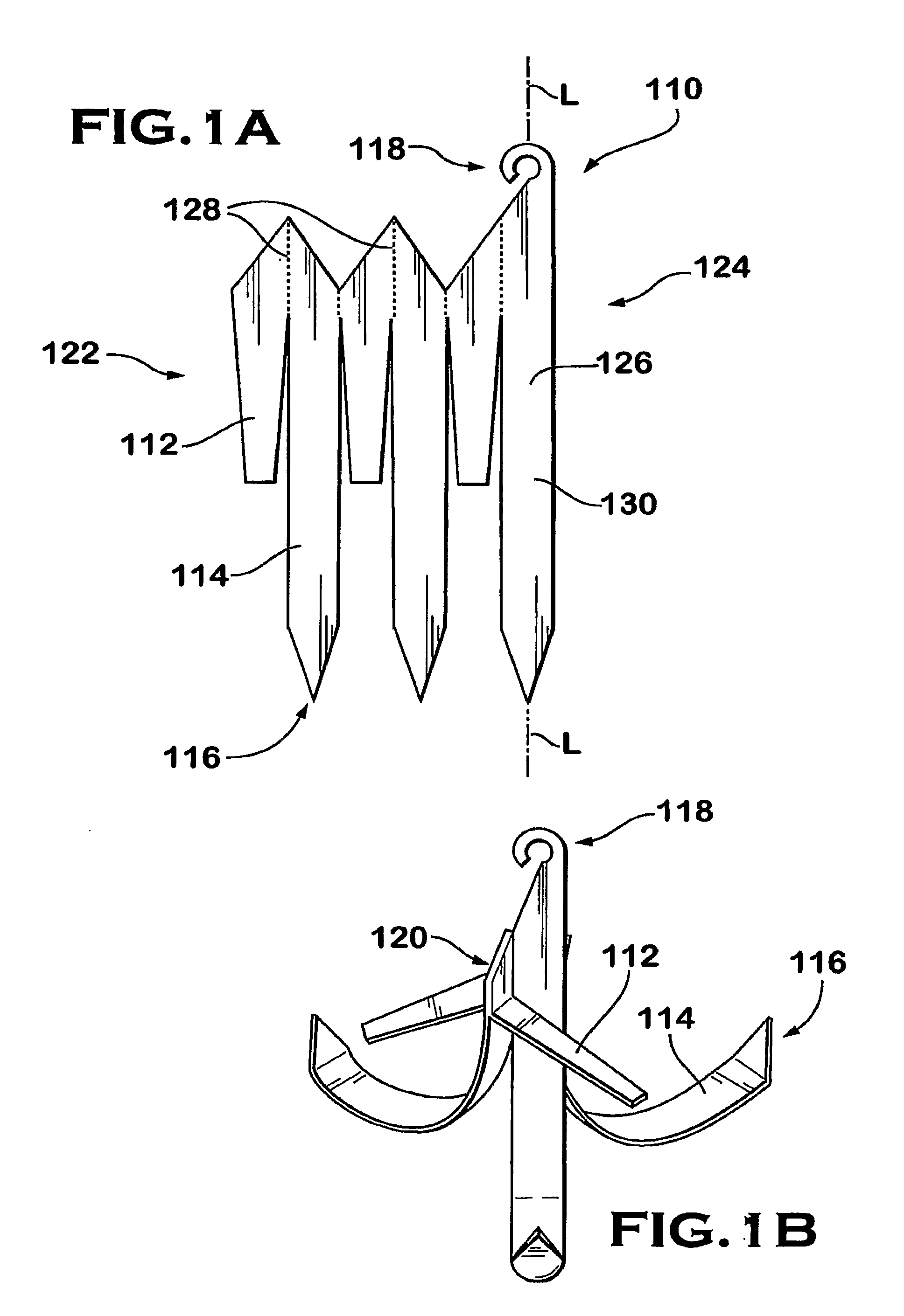 Vena cava filter formed from a sheet