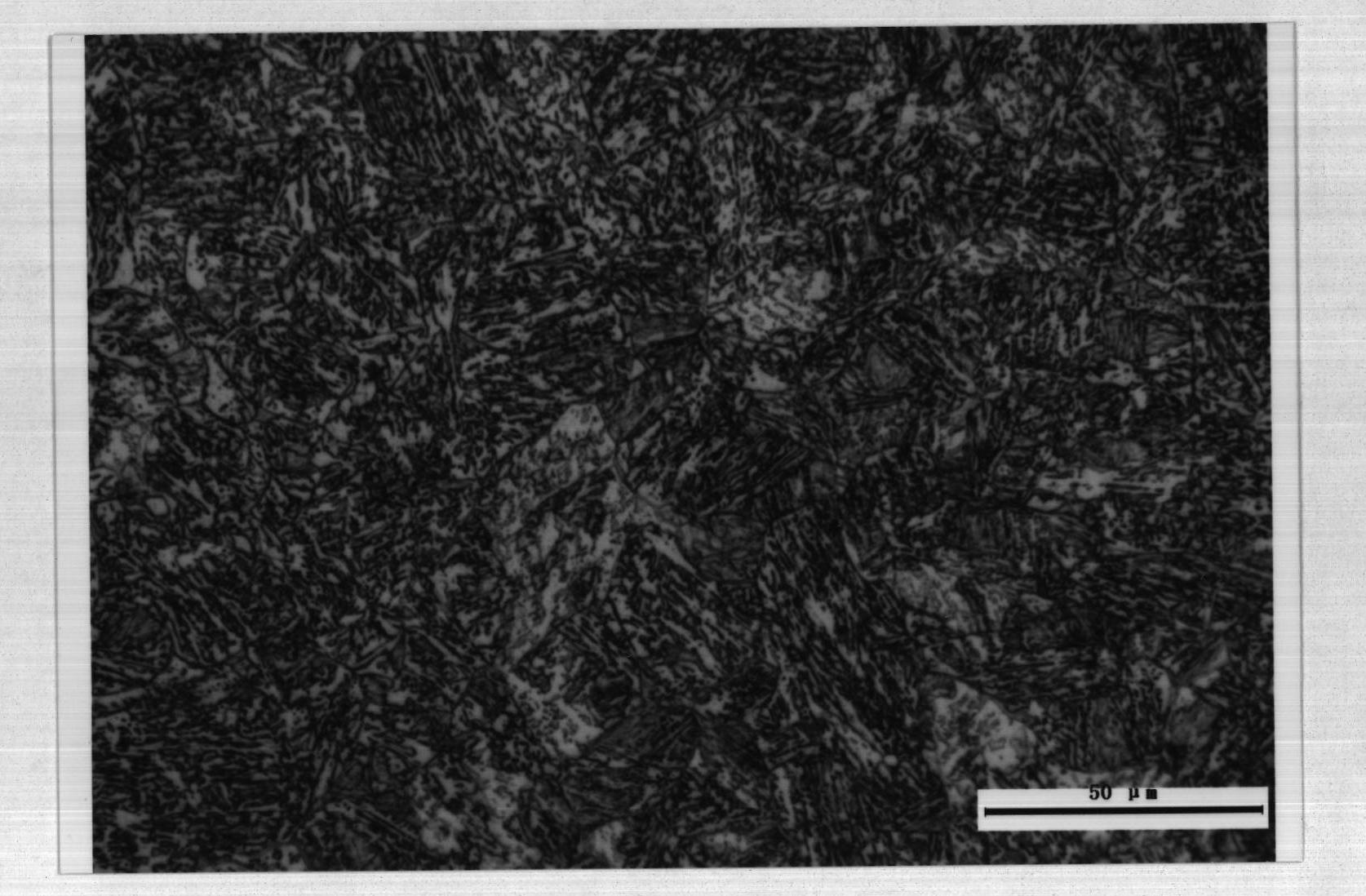 Bainite steel color metallurgical-phase dye and color display method thereof