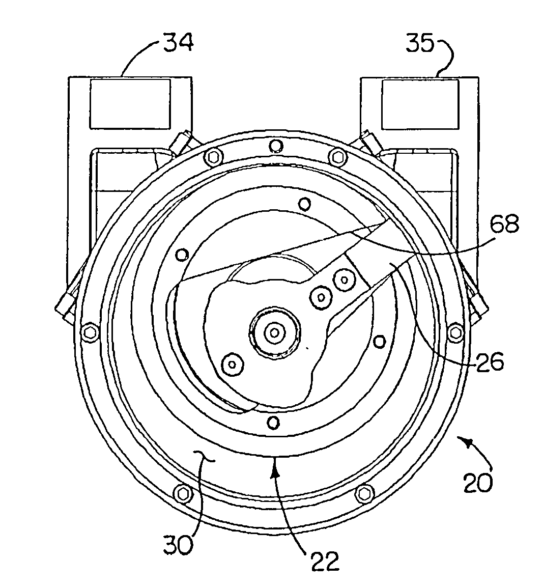 Driven Vane Compressor