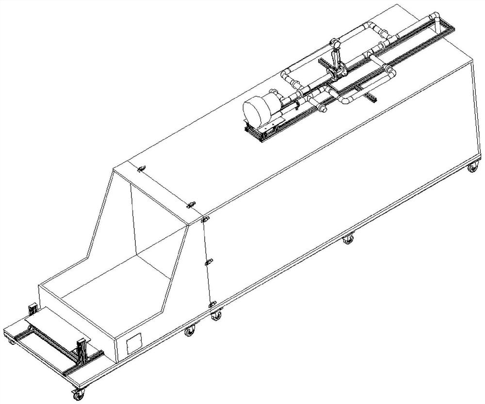 Novel automobile seat ventilation quantity measuring equipment and measuring method