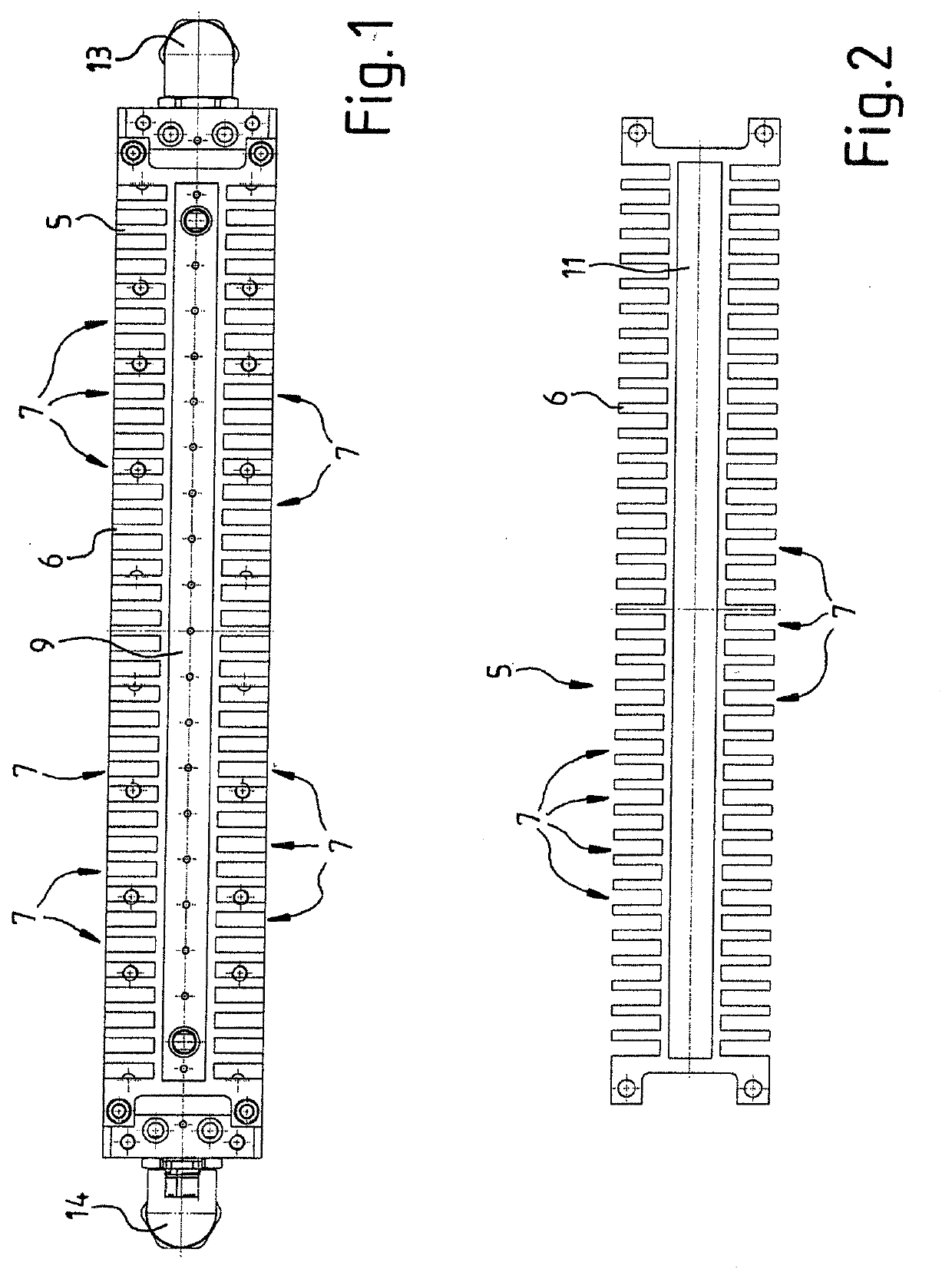 Motor component for a linear motor