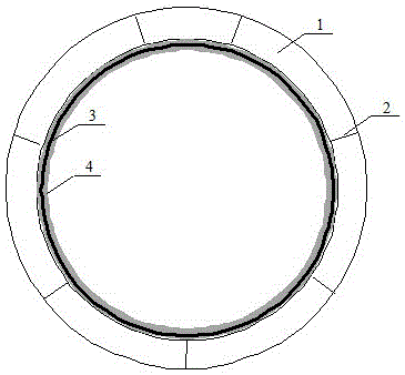 Circumferential intelligent reinforcement structure and reinforcement method of shield tunnel