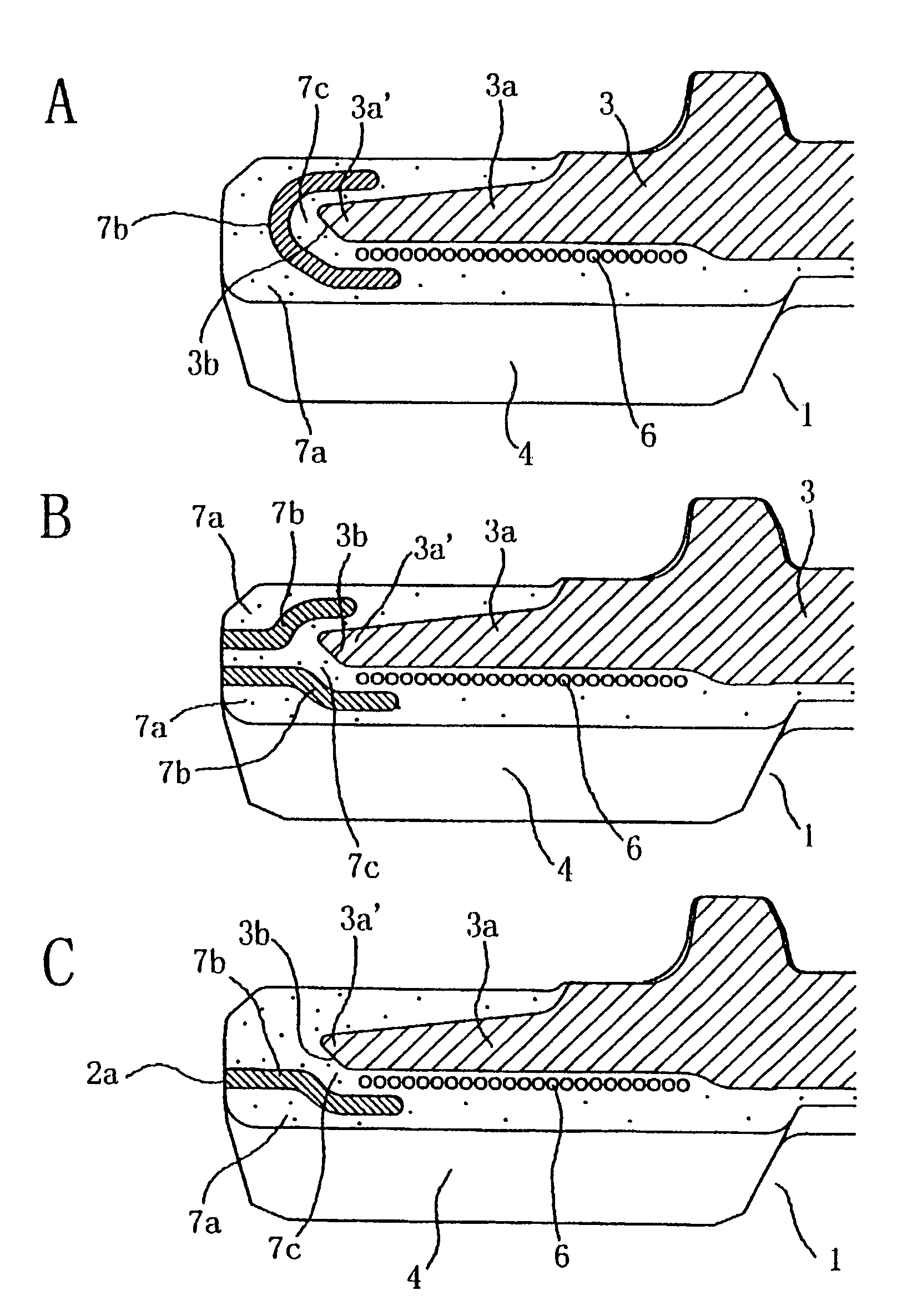 Rubber crawler track