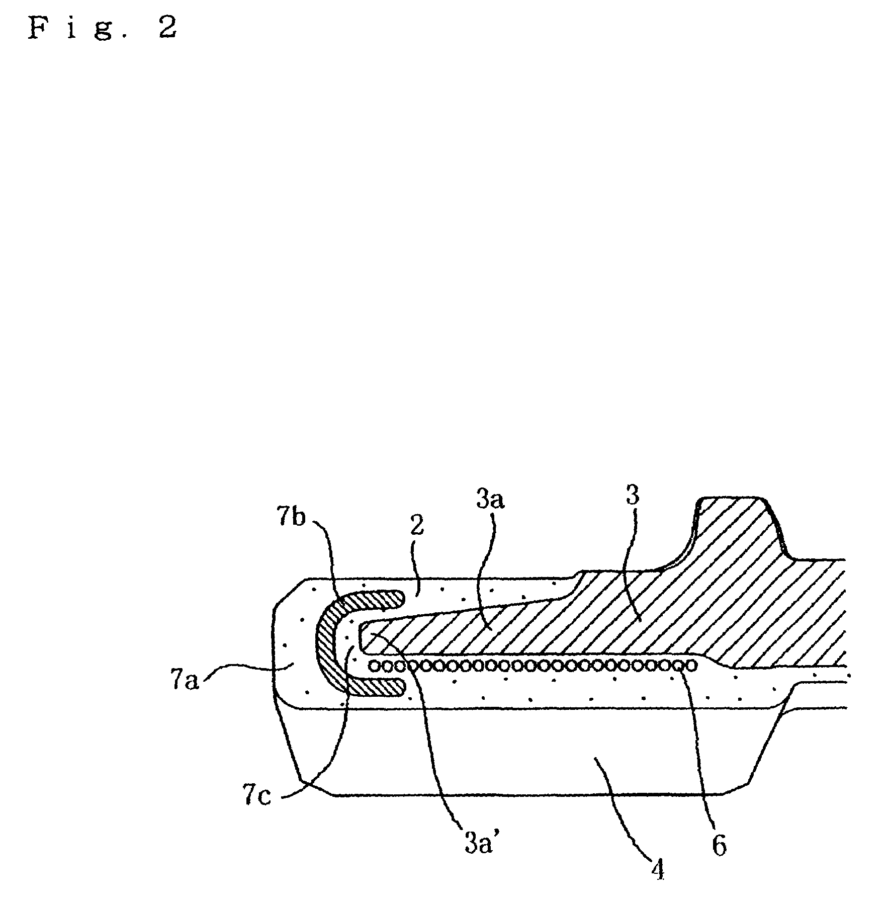 Rubber crawler track