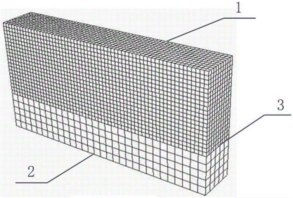 Method of constructing new and old concrete bond constraint shrinkage finite element model