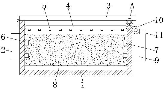 Seedling storage device for grape planting